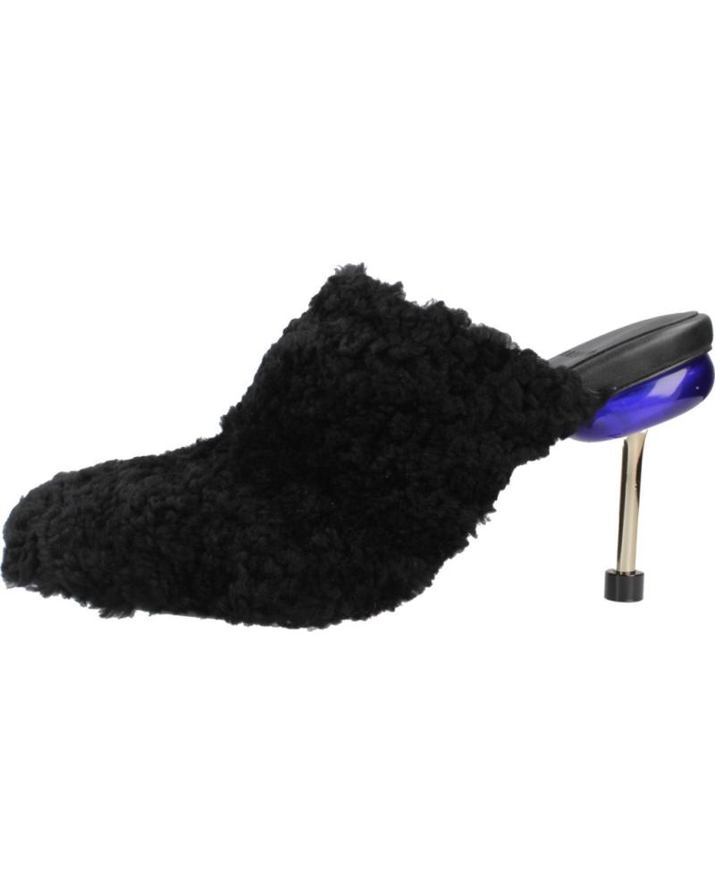 4CCCCEES OSHA BUBBLE HI ZUECOS DE MUJER NEGROS BLACK