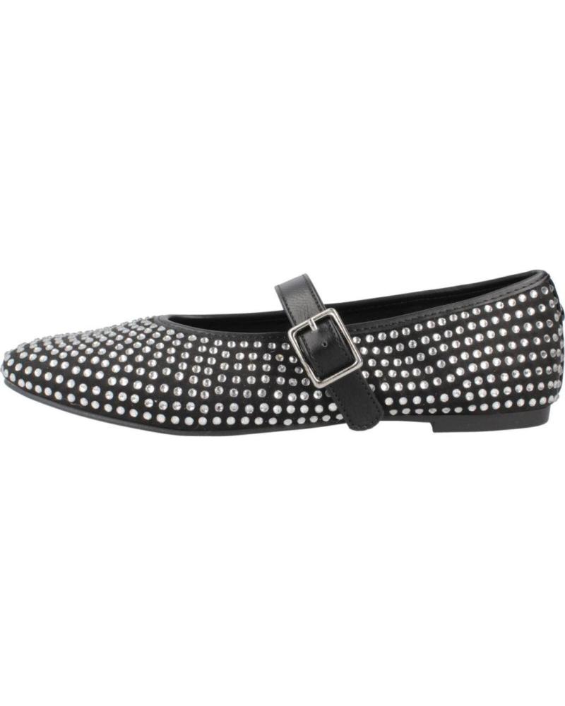 LA STRADA BAILARINAS 2300416S NEGRO CON TACHUELAS BLACK
