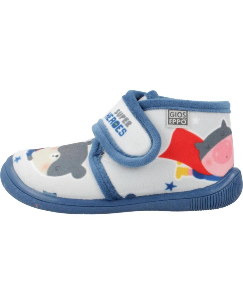 ZAPATILLAS DE CASA GIOSEPPO TOMPA PARA NIÑO - AZUL CON ESTAMPADO DIVERTIDO AZUL