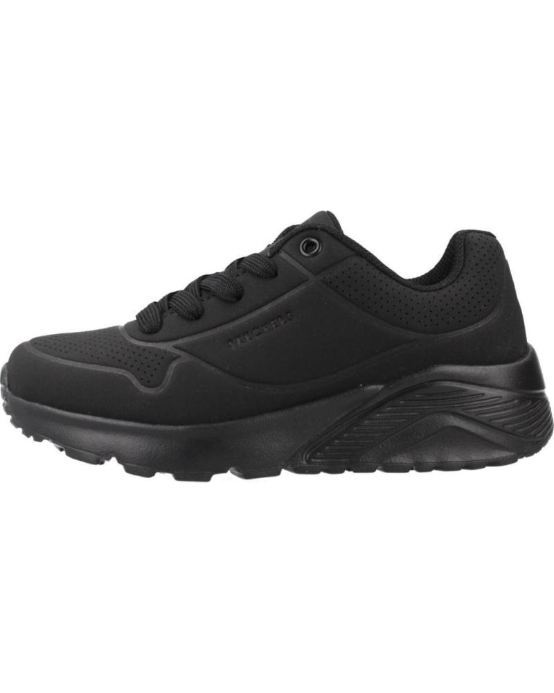 SKECHERS UNO LITE DELODOX BBK ZAPATILLAS NEGRAS NIÑO NEGRO