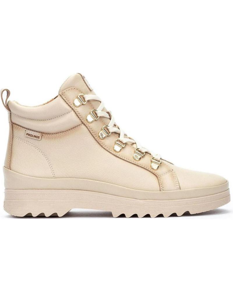 PIKOLINOS 8564 - BOTINES DE PIEL COLOR HIELO HIELO
