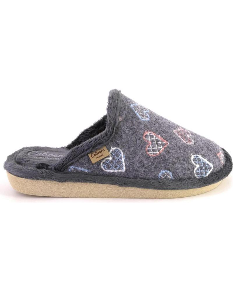 ZAPATILLAS DE CASA CABRERA 2473 GRIS GRIS