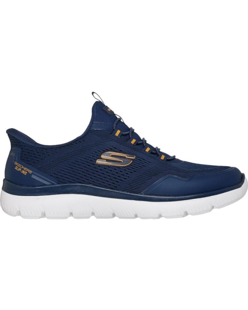 ZAPATILLAS SKECHERS SLIP-INS SUMMITS TOP MARINO HOMBRE AZUL