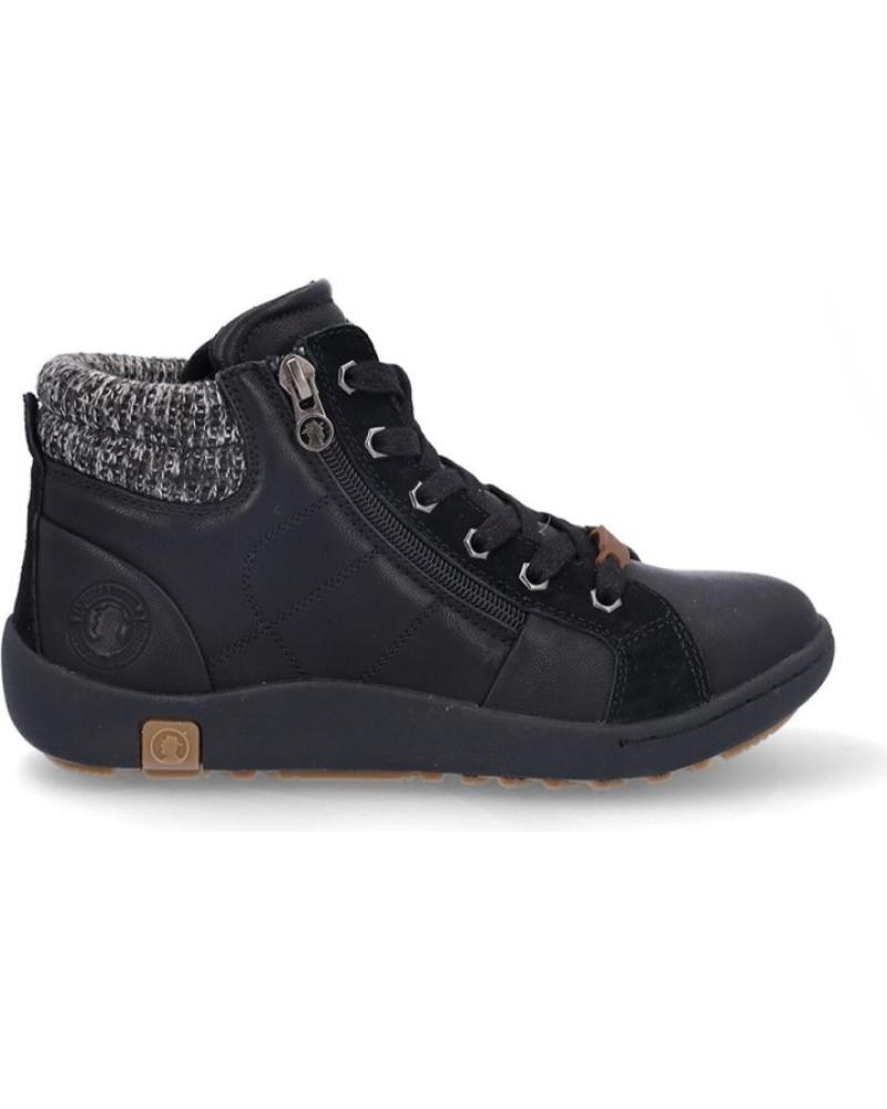 CORONEL TAPIOCCA BOTINES PLANOS T701 NEGROS NEGRO