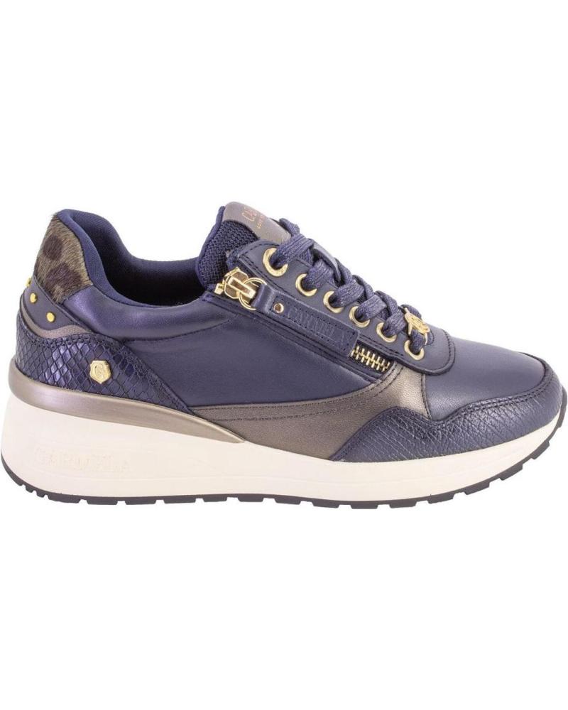 ZAPATILLAS CASUAL CARMELA 162442 DE PIEL AZUL MARINO AZUL MARINO