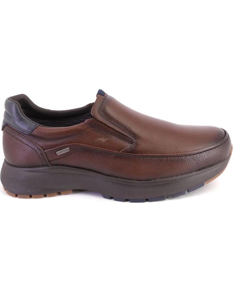 MOCASINES FLUCHOS F2064 DE PIEL MARRÓN MARRON