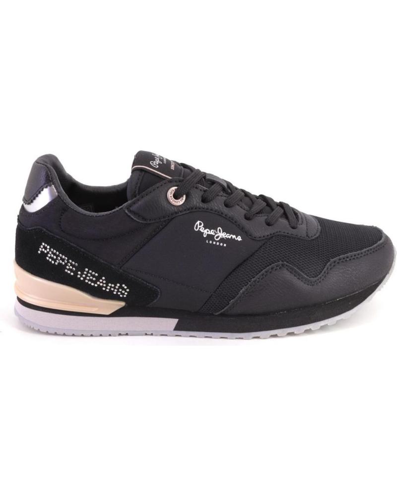 ZAPATILLAS PEPE JEANS PLS400008 NEGRAS NEGRO