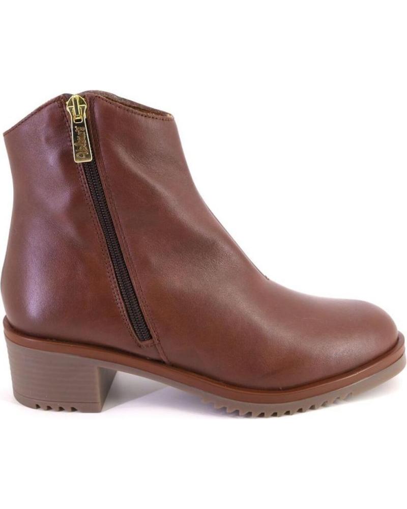 BOTINES DE PIEL VALERIAS 2328 COLOR CUERO CUERO