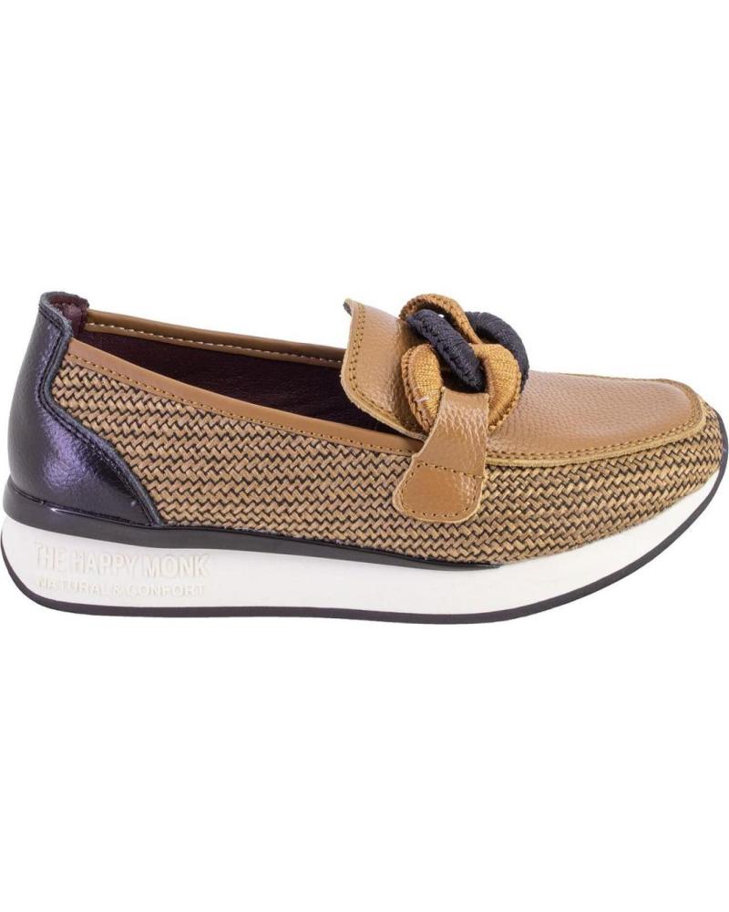 MOCASINES THE HAPPY MONK VANITY011ESPIGA HIELO CAMEL CAMEL