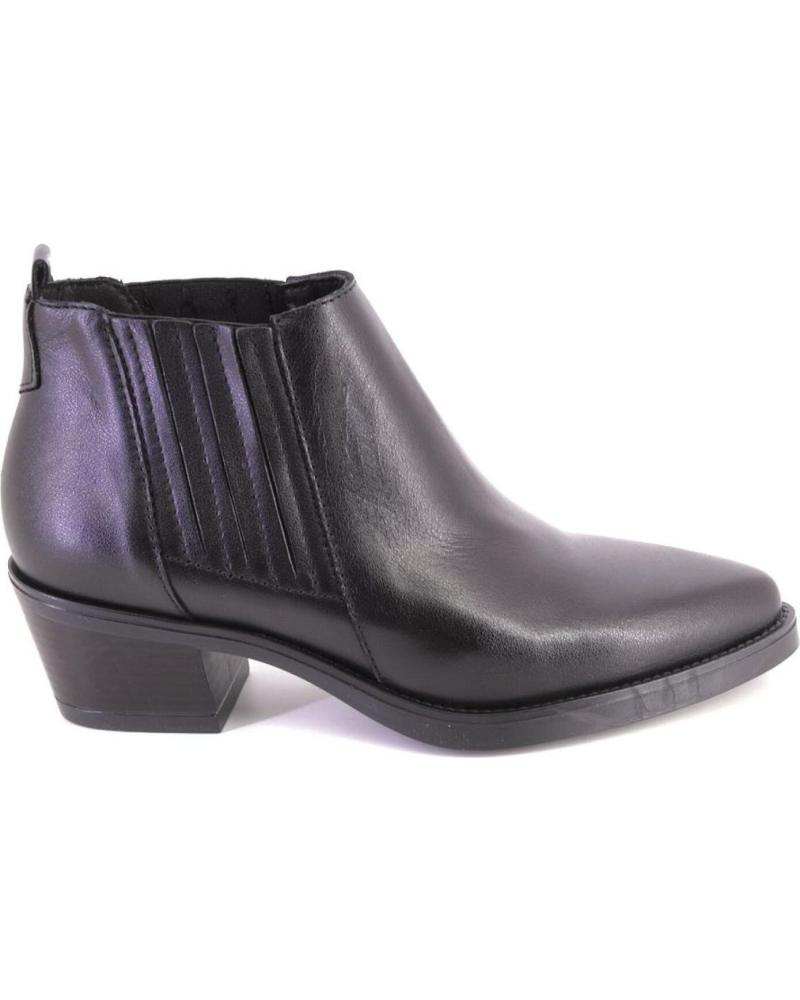 VIGUERA 8020NAPA BOTINES DE PIEL NEGRA NEGRO