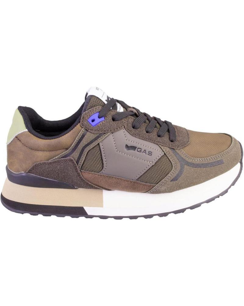 ZAPATILLAS GAS LOGAN MIX MARRÓN MARRON