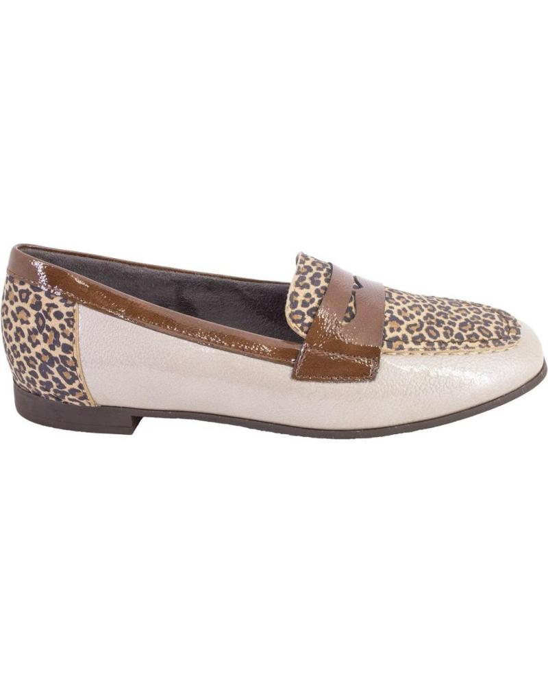 MOCASINES PITILLOS 10870 PIEDRA CON ANIMAL PRINT ELEGANTES PIEDRA