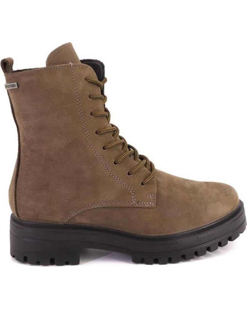 BOTAS IMAC 857518 DE NOBUK MARRÓN CON CORDONES MARRON