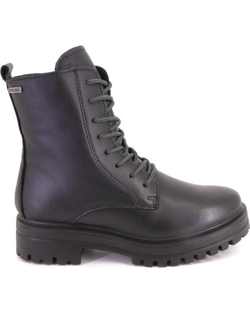 BOTAS IMAC 857518 DE NOBUK NEGRO CON CORDONES NEGRO