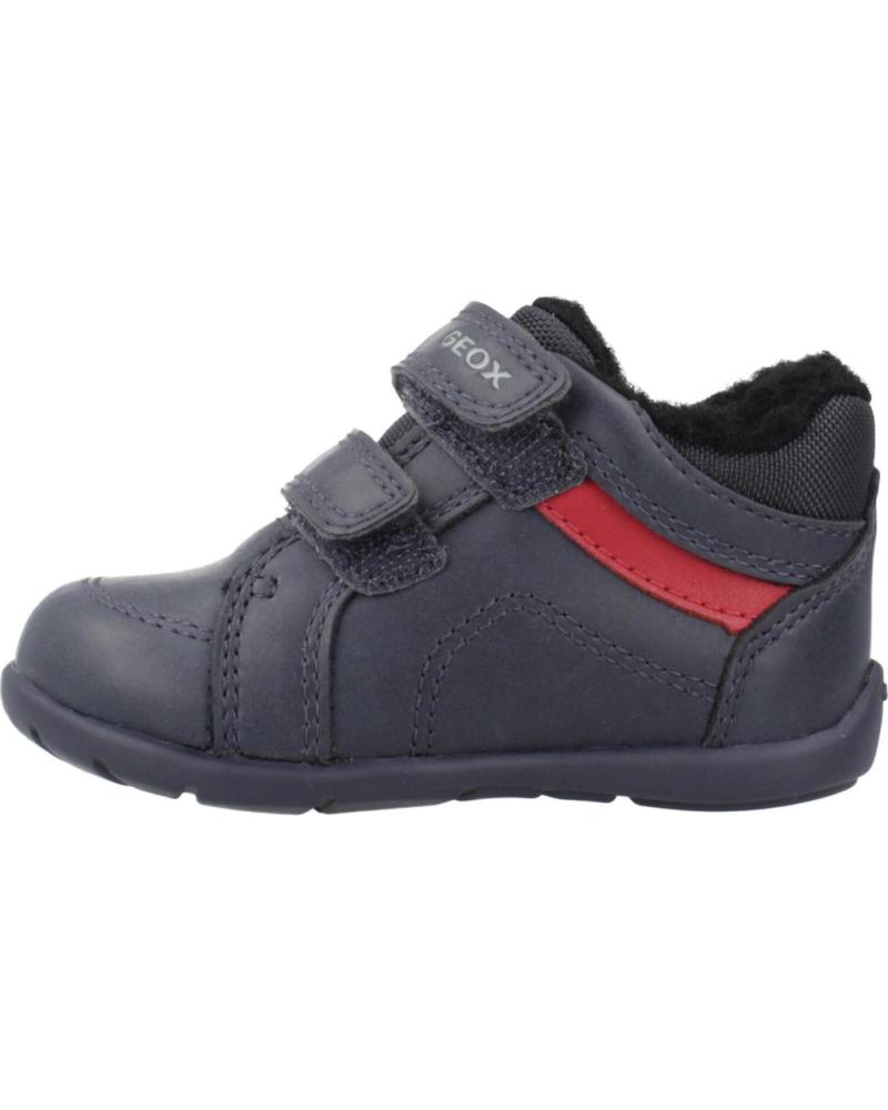 ZAPATILLAS CASUAL GEOX B ELTHAN BOY NIÑO AZUL/ROJO C0735