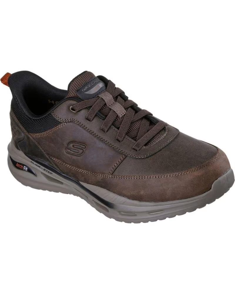 Zapatillas de Piel Skechers Slip-ins Arch Fit Orvan 210981 Coc Varios Colores