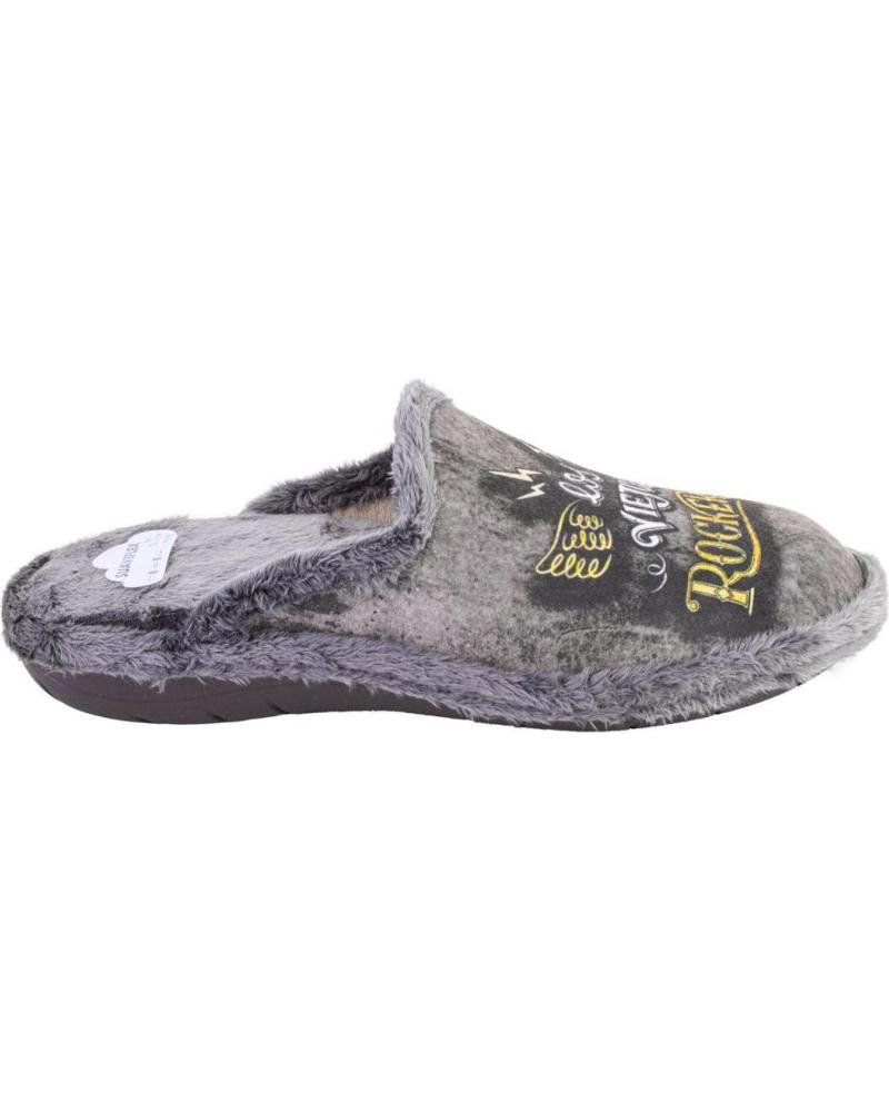 ZAPATILLAS DE CASA SUAVEFLEX 200 ROCKEROS GRIS GRIS