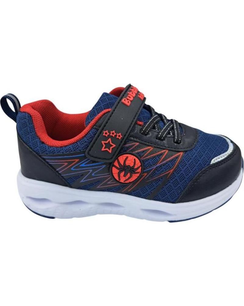 ZAPATILLAS DEPORTIVAS CALZADOMANIA CON LUCES - AZUL MARINO/ROJO