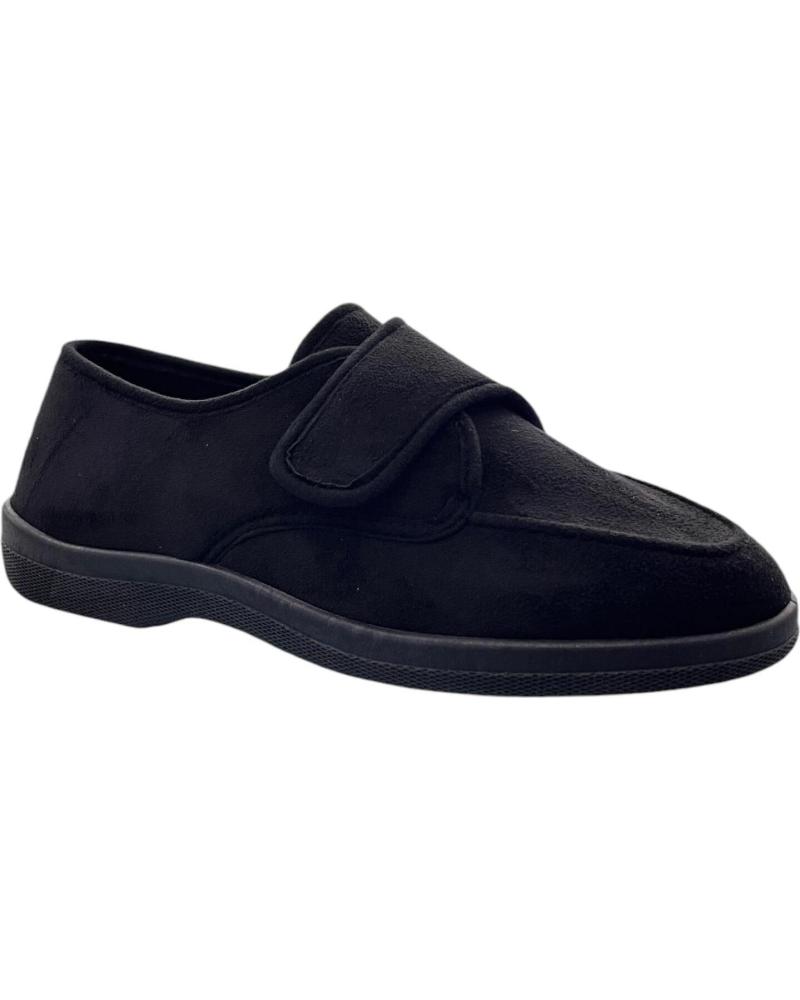 D'CUTILLAS DOCTOR CUTILLAS ZAPATILLAS DE CASA LICRA VELCRO 21292 N NEGRO NEGRO