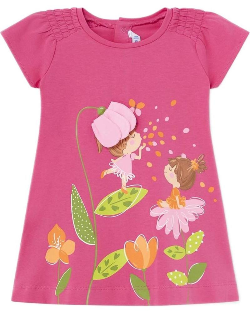 VESTIDO MAYORAL 1929 DE PUNTO SERIGRAFIADO PARA NIÑA MORADO MORADO