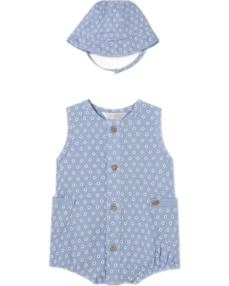 MAYORAL PELELE ESTAMPADO 1614 CON GORRO A JUEGO AZUL AZUL