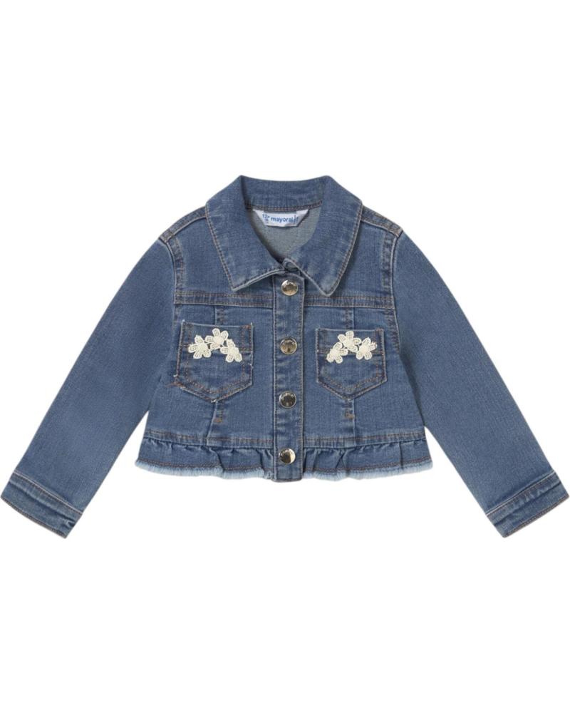 MAYORAL CHAQUETAS PARA NINA 1461 CHAQUETA VAQUERA VOLANTE BEBE AZUL