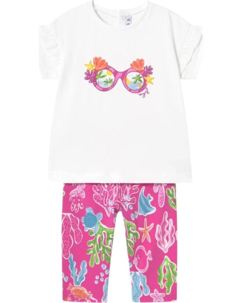 MAYORAL CONJUNTO DE CAMISETA Y LEGGINGS 1739 ROSA ROSA