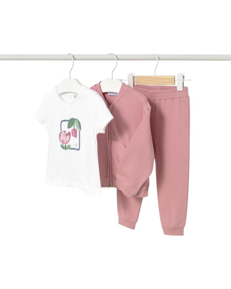 MAYORAL CONJUNTO CHÁNDAL ROSA CON CAMISETA PARA BEBÉ NIÑA - REF. 1840 ROSA