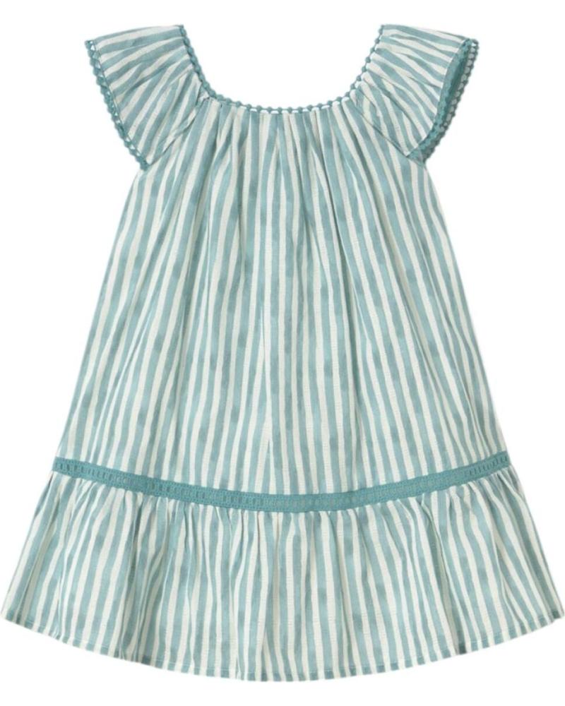 MAYORAL VESTIDO 1917 RAYAS VERDES PARA NIÑA VERDE