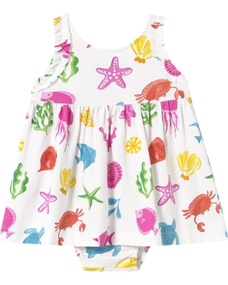 VESTIDO ESTAMPADO MARINO MAYORAL 1925 ROSA MULTICOLOR ROSA