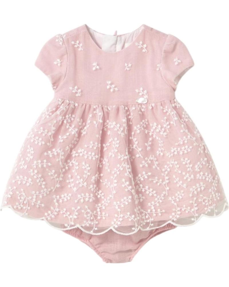 MAYORAL VESTIDO DE CEREMONIA BEBÉ NIÑA 1862 ROSA ROSA