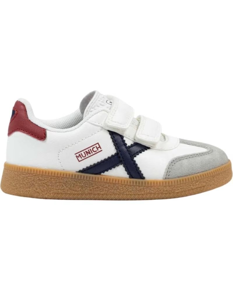 Zapatillas Munich Mini Barru 10 con Velcro 8032010 White
