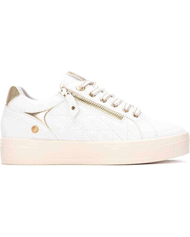 ZAPATILLAS XTI CASUAL CON CREMALLERA LATERAL BLANCO BLANCO