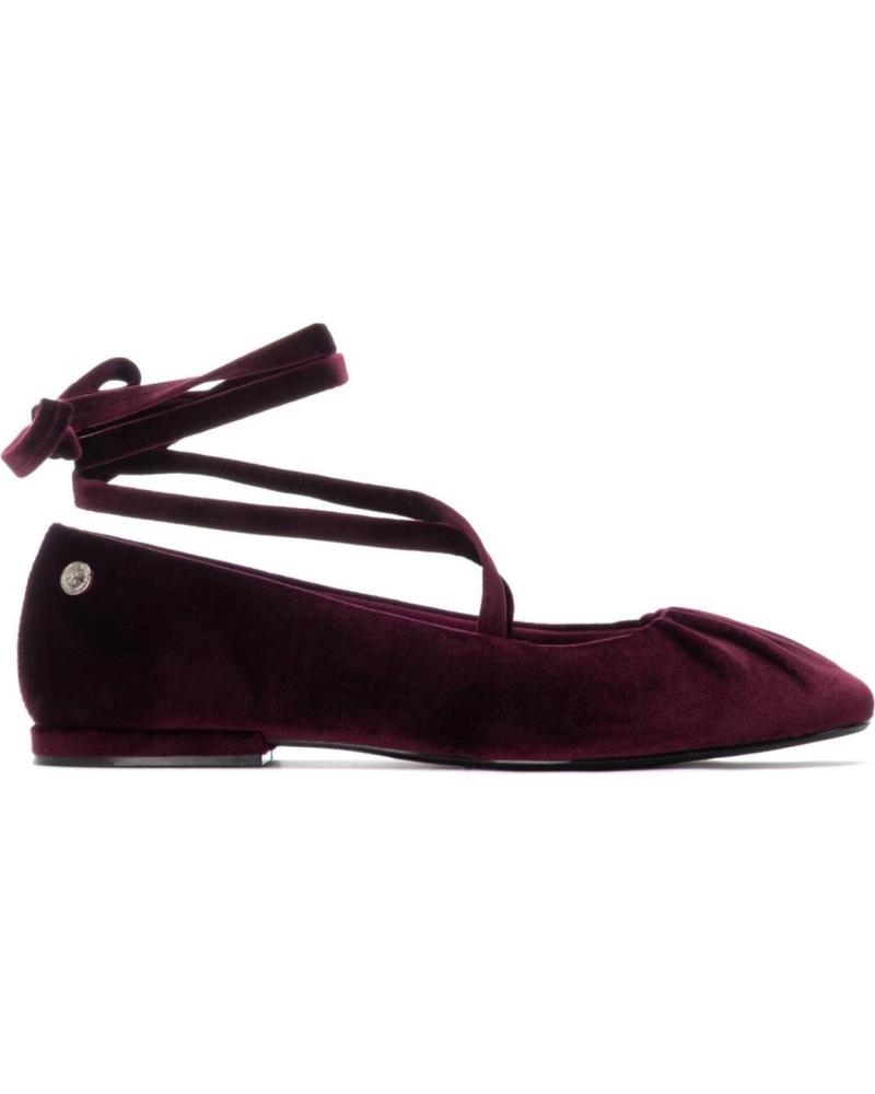 XTI 144699 BURDEOS | TERCIOPELO CON LAZOS AL TOBILLO BURDEOS