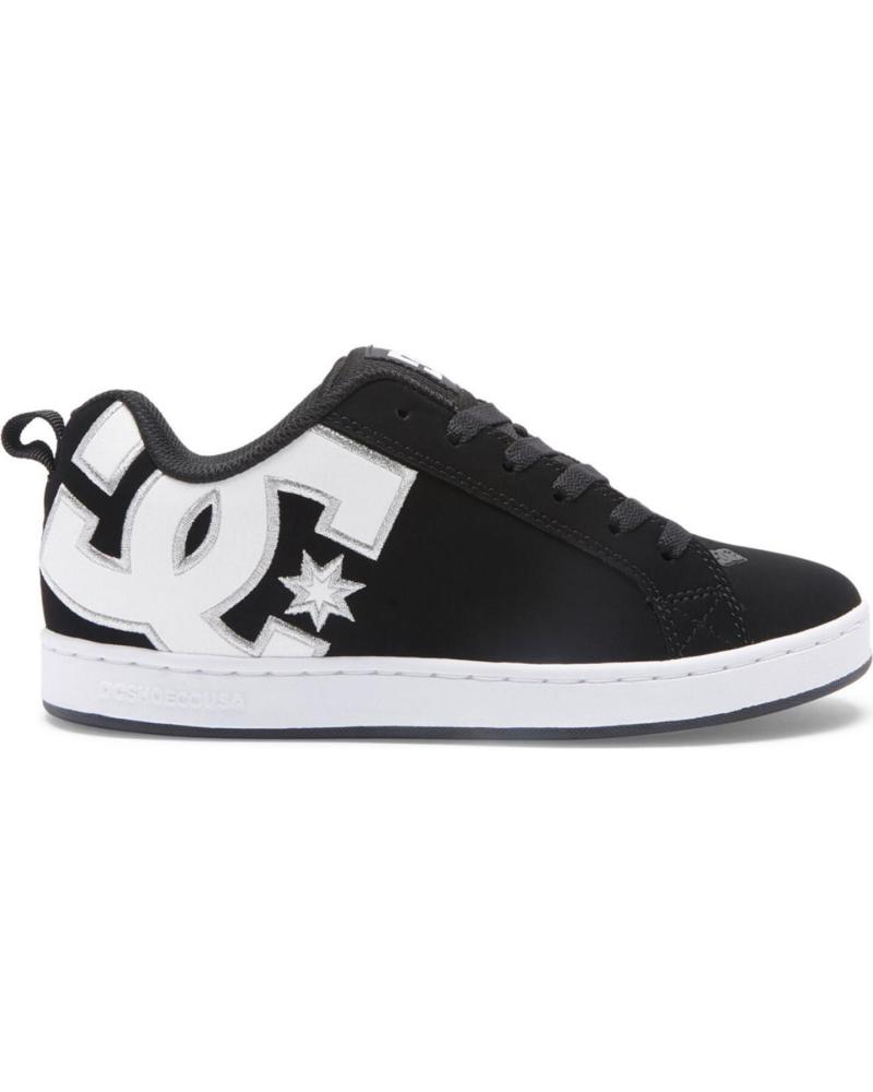 ZAPATILLAS DC SHOES COURT GRAFFIK - BLACK WHITE STENCIL NAN