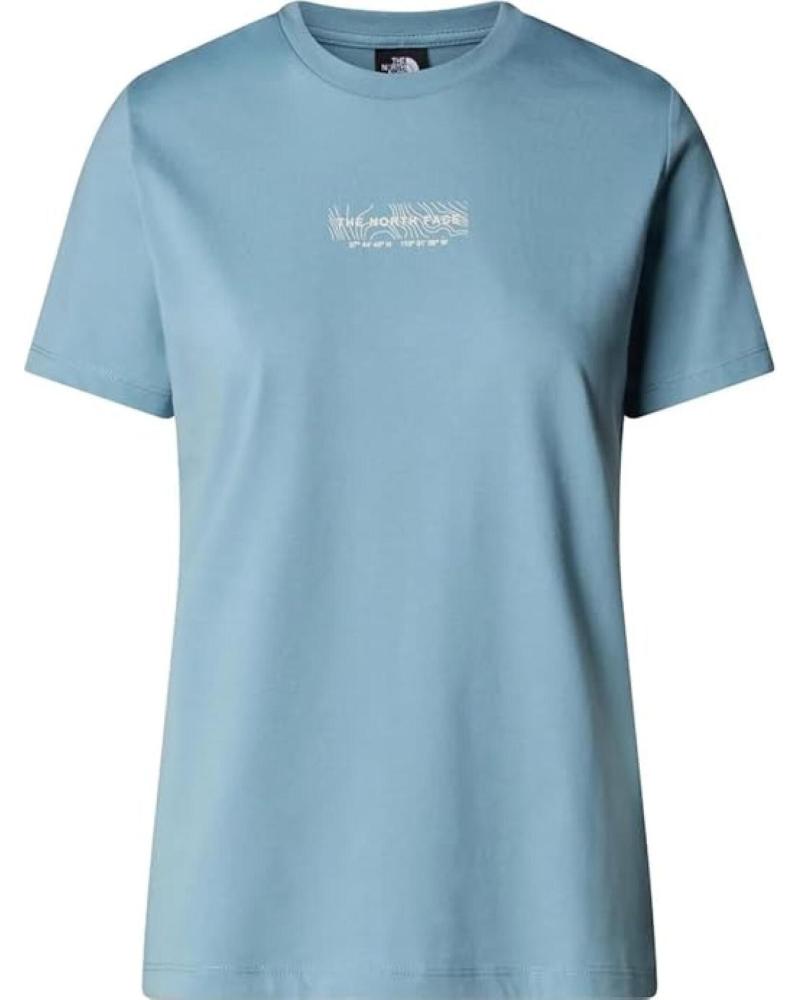 THE NORTH FACE CAMISETA MUJER NF0A8BGU426 AZUL