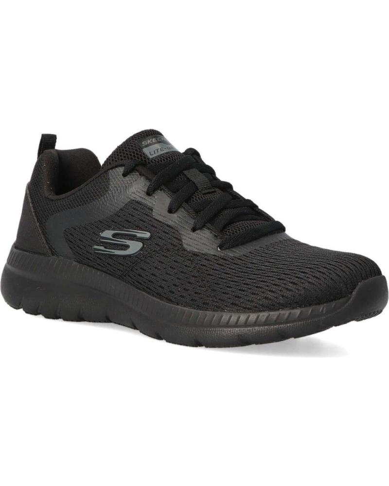 ZAPATILLAS SKECHERS BOUNTIFUL 12607 NEGRO NEGRO