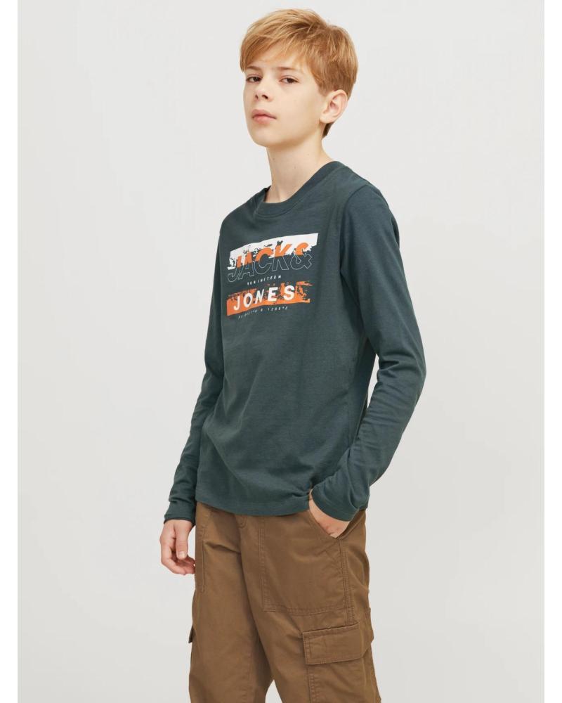 SUDADERA JACK AND JONES KIDS 12271370 VERDE VERDE