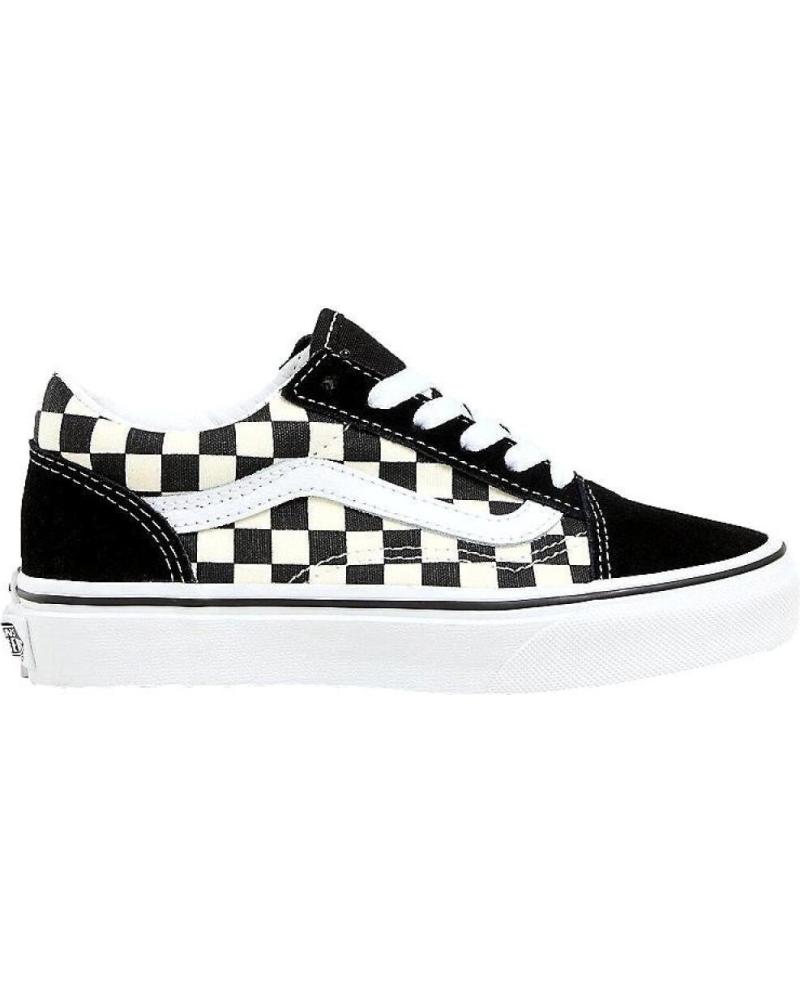 VANS OLD SKOOL - ZAPATILLAS CHECKERBOARD NEGRO/BLANCO NEGRO