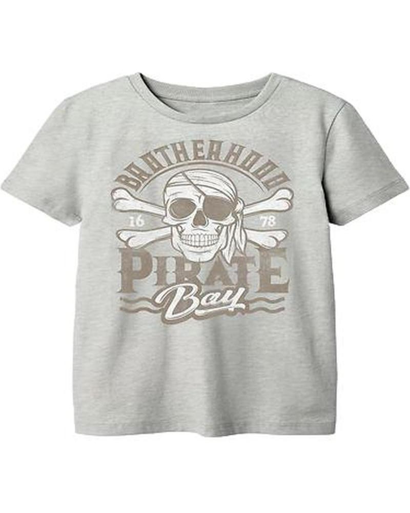 NAME IT CAMISETA DE NIÑO NAME IT CON ESTAMPADO DE CALAVERA PIRATA GRIS