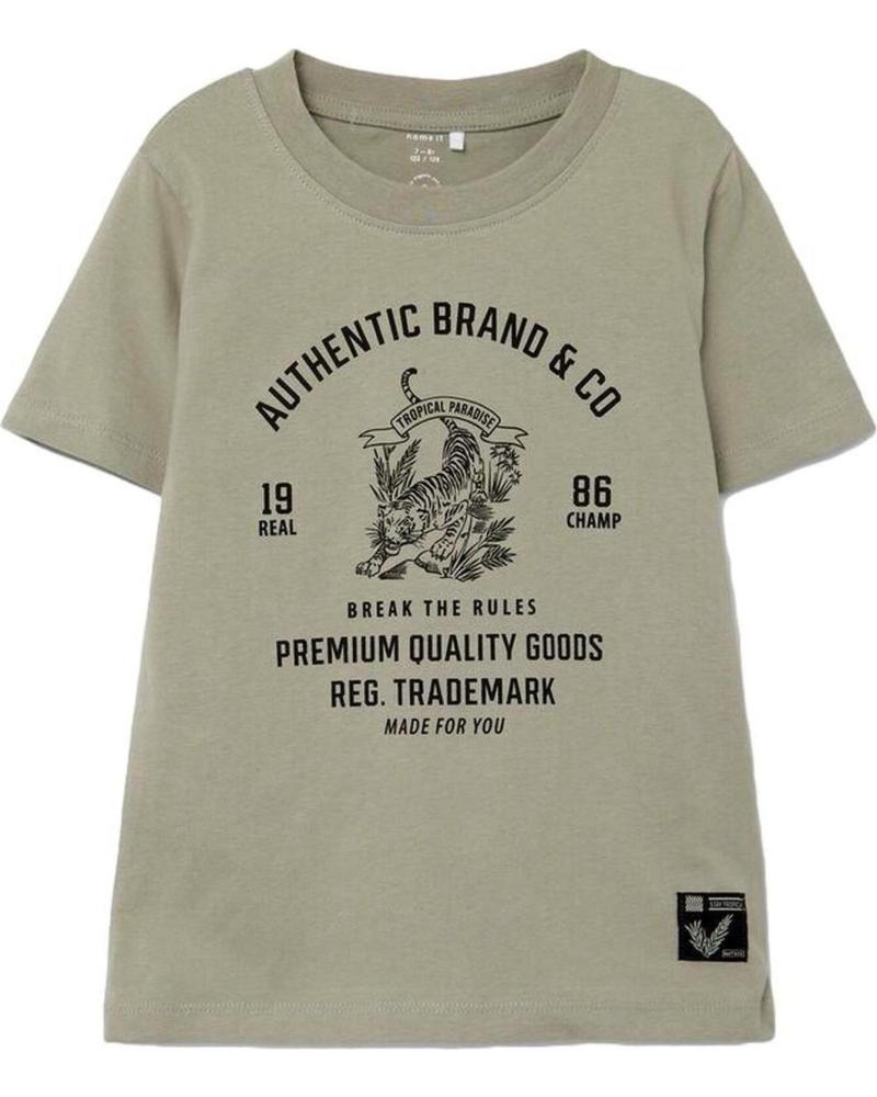 NAME IT CAMISETA DE MANGA CORTA PARA NIÑA NAME IT CON ESTAMPADO GRÁFICO VERDE