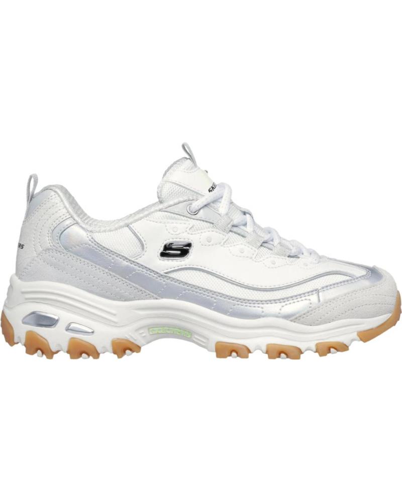 ZAPATILLAS SKECHERS D´LITES 40 MUJER BLANCAS 150556-WGY BLANCO