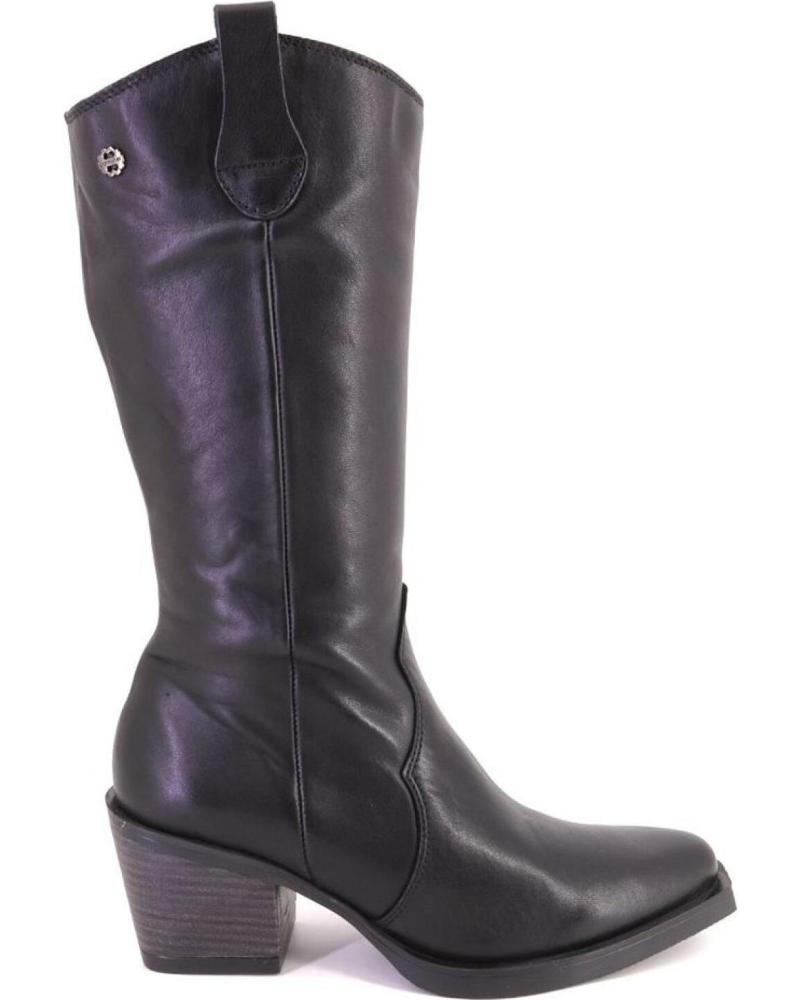 BOTAS DE PIEL PORRONET 4755 COLOR NEGRO NEGRO