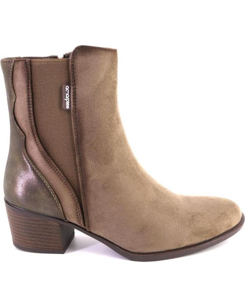 AMARPIES 27254 BOTINES DE MUJER TAUPE