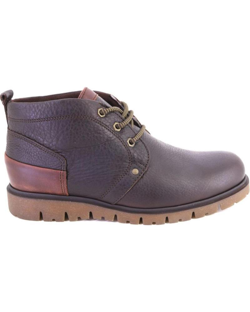 BOTAS CASUAL DE PIEL PITILLOS 40201 MARRÓN CON CORDONES MARRON