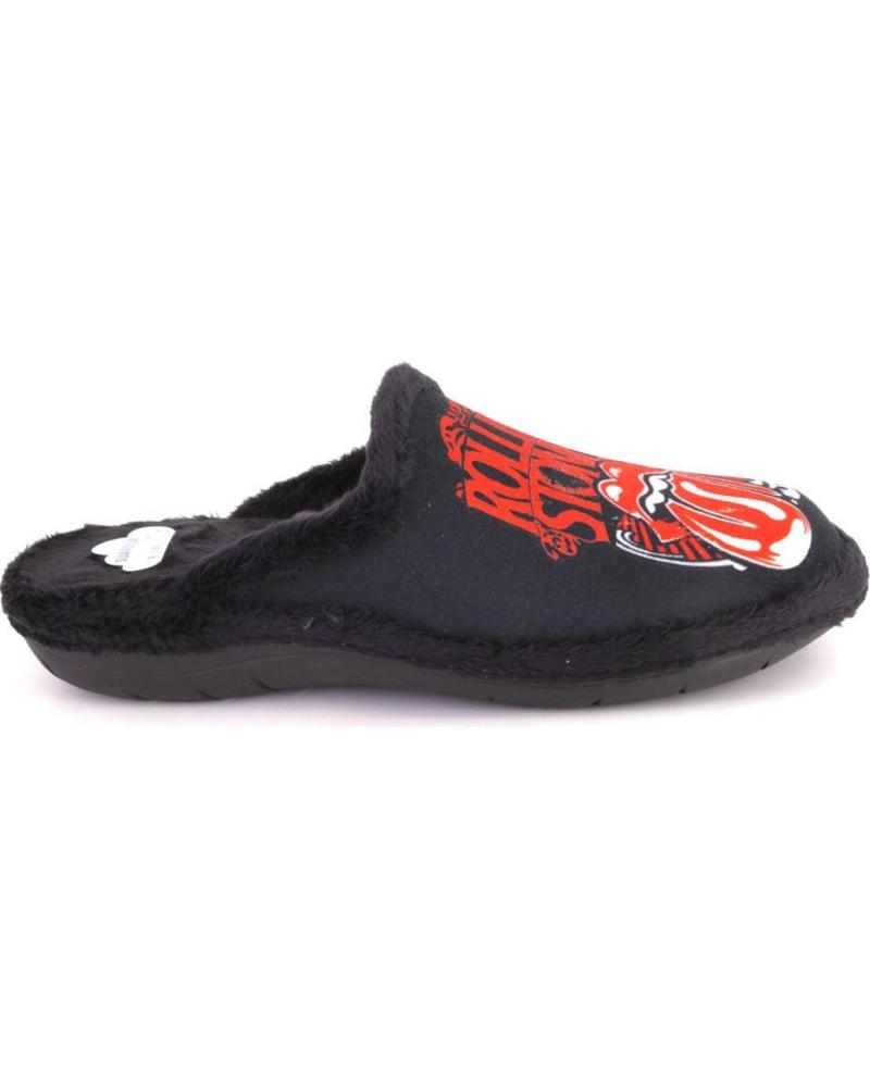 ZAPATILLAS DE CASA SUAVEFLEX 200-ROLLING NEGRO NEGRO