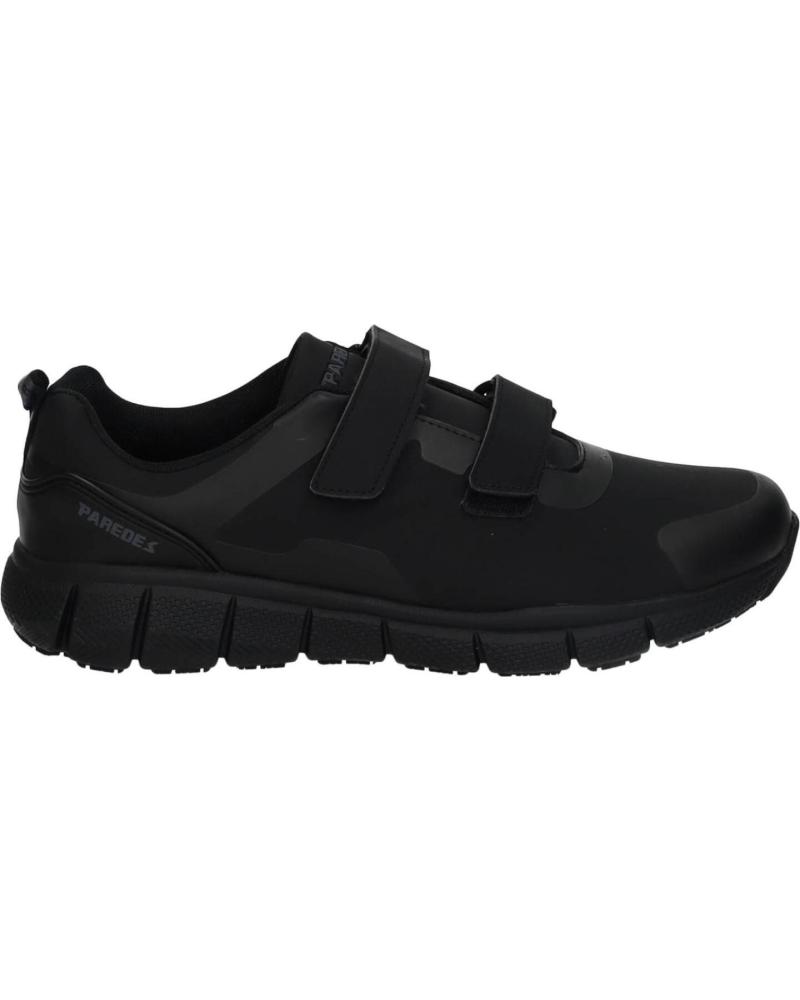 PAREDES ARIZONA ZAPATILLAS PROFESIONALES ANTIDESLIZANTES CON VELCRO NEGRO NEGRO