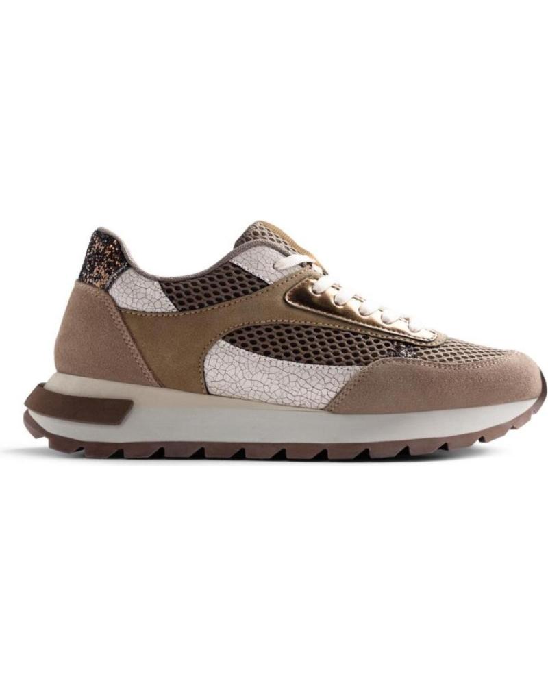 GIOSEPPO FUNKLEY 76494 ZAPATILLAS PIEL Y REJILLA MARRÓN TAUPE TAUPE