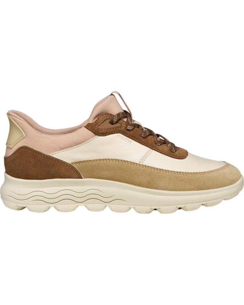 GEOX SPHERICA PLUS D567MB ZAPATILLAS MUJER PAPYRUS MUD PAPYRUSMUD