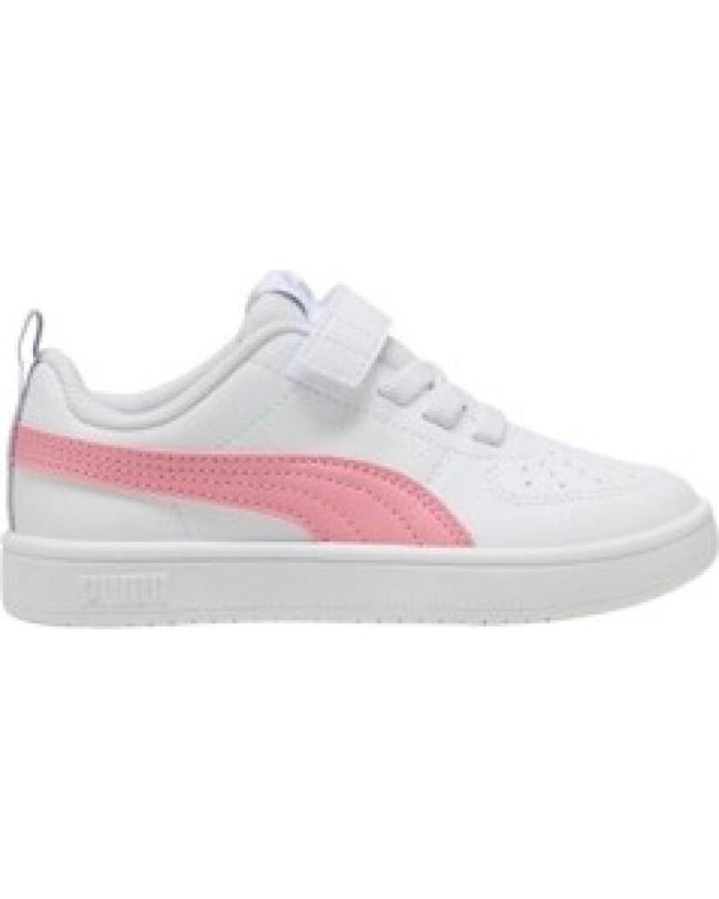 PUMA ZAPATILLAS CASUAL NIÑA SMASH V2 L V INF BLANCAS CON ROSA BLANCO
